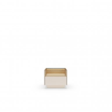 HARD G Bedside,Beige/Cremona Oak