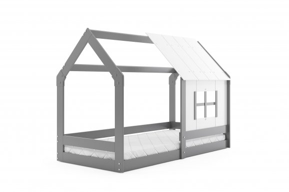 HOUSE- WITH A WINDOW Lastevoodi 160x80,grafiit