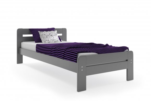 Dall-s Кровать 90x200 с матрасом,Графит