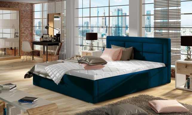 ROS-00 ST-MET 180x200 Doppelbett mit Bettkasten