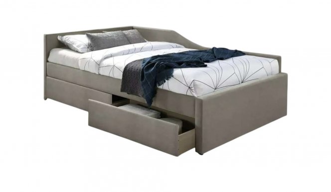 Eliot Bett 120x200,beige