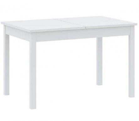 INTER W120-160/H77/D80 cm Стол обеденный раздвижной,белый