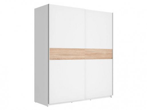 F27 SZF/170/195/3-BI/DSO white/oak sonoma Liugustega kapp