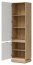 MILTON-ML 07 L/R Schrank mit Regalen,Cremona torro oak/cashmere matt