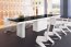 Kolos 140-332 Table (White/Top black gloss)