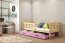 Cubus 1 Bed with mattress 160x80 pine