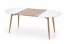 EDWARD (120-200) Extension table (white/honey oak)