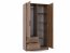 NELLY 2D Riidekapp (nut/black lamella)
