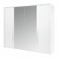 Brema 255 Sliding door wardrobe with lighting (white)