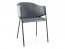 BONO VELVET Chair,Bluvel 14 Grey/black