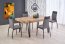 V-CH-YOH 170x90 Table (Oak san remo/black)