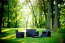 Garden furniture set UNICO Black