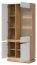 MILTON-ML 06 Витрина,Cremona torro oak/white matt