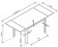 ALSTON Extendable dining table Beige/White