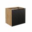 Luxor Black 82-60-2D Шкаф навесной для ванной под раковину 60cm