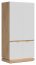 MILTON-ML 08 Шкаф,Cremona torro oak/white matt