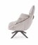MERRY 2 Leisure chair with swivel function,cappuccino