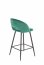 V-CH-H/96- C.Z Bar stool (Dark green)