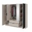 NELLY 4D+LUS Wardrobe (cashmere/black lamellas)