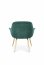 ELEGANCE- 2 FOT Chair (green/gold)