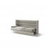 BED-CONCEPT BC-06 Wandklappbett 90x200 Horizontal Schrankbett 