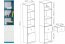 Mobi- MO 5 L/R Schrank mit Regalen