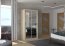 SW-NEV S 100 cm Sliding wardrobe with mirror,Sonoma