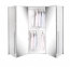 Brema 210 Schwebetürenschrank mit LED-Beleuchtung (weiß)
