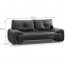 OM-GA III Sofa 3-SITZER (schwarz Kunstleder D8)