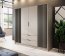 NELLY 4D Wardrobe (cashmere/black lamellas)