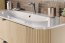 Ovalia Pure white gloss um 120-46 Sink 120cm