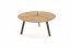 LUANA Coffee table black/golden oak