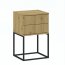 NEW-Trend 8 Bedside,artisan oak