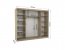 Denis Ds06 250 White/sonoma Liugustega kapp