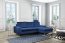 COLLIN Corner sofa (Velluto Navy 25)