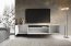 NOE WB RTV 200 cm TV seinakapp,Valge matt/Must matt