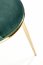 K460 Chair dark green/gold