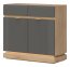 MILTON-ML 02 Kummut,Cremona torro oak/grey matt