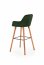 V-CH-H/93- C.Z Bar stool (Dark green/nut)