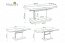 ASTON- 70 sz Extendable table transformer (white gloss/anthracite gloss)
