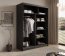 SW-CAL 150 cm Sliding wardrobe,Black matt