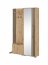 NELLY Hall (oak artisan/black lamella)