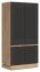 MILTON-ML 08 Riidekapp,Cremona torro oak/anthracite matt