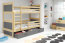 Riko II 200x90 Bunk bed with two mattresses Pine