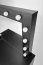 HOLLYWOOD Schminktisch mit Spiegel,Black