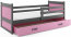 Riko I Jugendbett 90x200 mit Matratze und Schublade,grau