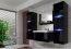 Furnitech Bathroom LU2-17B-HG20-60U Z UM black/black gloss