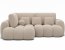 COZ Ecksofa (Calmora 18 Beige velour)