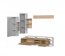 ALWA/ Set Oak grande/white mat