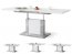 MAZZONI Extendable table transformer (white mat/beton millenium)